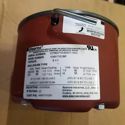 Stearns 104817101bp Brake Assy-std New  W/o Gear • $200