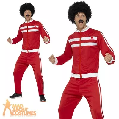 Mens 1980s Shell Suit Costume Scouser Tracksuit Outfit Retro Fancy Dress Outfit  • £16.99