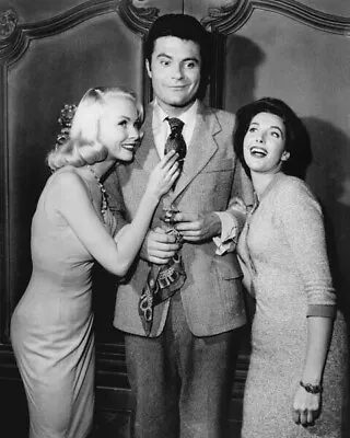 The Beverly Hillbillies TV Max Baer In Suit With Two Girls 24x36 Poster • $29.99