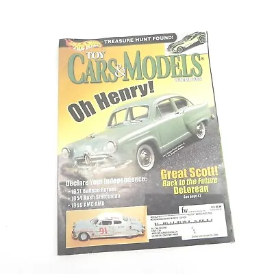 Vintage October 2006 Toy Cars & Models Magazine Single Issue Hot Wheels • $15.98