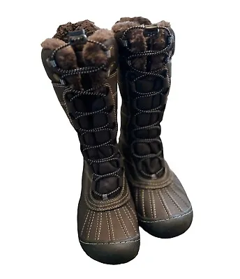 Women's Jeep Winter/Snow/Rain Boots J-41 Brown Women’s Sz 7 Faux Fur Vegan Avery • $22.80