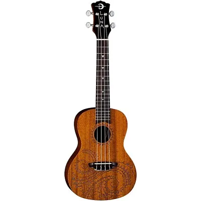 Luna Guitars Tattoo Concert Ukulele Mahogany • $99