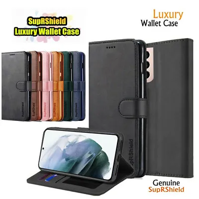 For Samsung Galaxy S21 Ultra S21+ S20 S10 S9 Plus Wallet Leather Flip Case Cover • $8.99