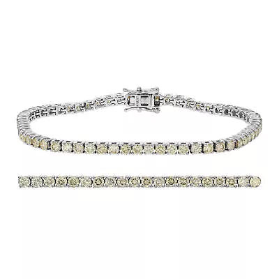 Vir Jewels 5 Cttw Diamond Tennis Bracelet 14K White Gold Round Prong Set 7 Inch • $3309.99