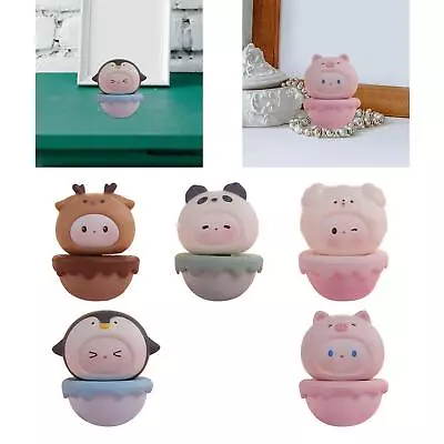 Mini Mug Toys Cute Mug Table Decorations Party Favors Resin Statue Artwork For • £5.66