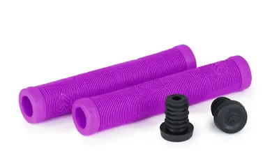 Eclat Pulsar GRIPS Bike BMX Scooter Grips 165mm Purple By ODI • $27.99