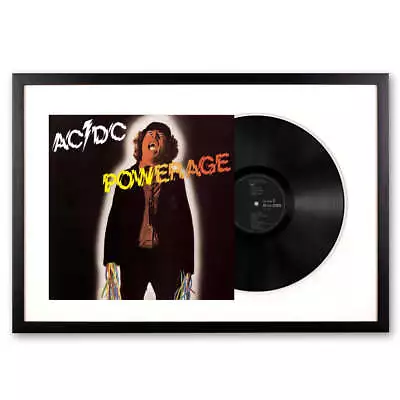 Framed AC/DC Powerage Vinyl Album Art SM-5107621-FD • $327