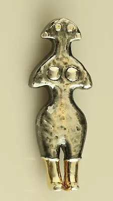 MFA Sterling Silver Modern Brutalist Female Nude Pin Pendant MUSEUM FINE ARTS • $75