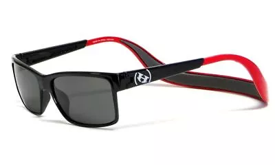 Hoven Eyewear MONIX By Clic Magnetic Sunglasses In Black / Red With Gloss Grey • $164.65