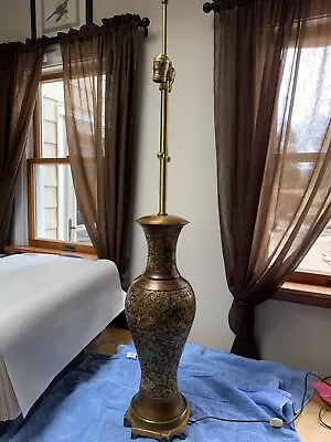 Asian Champleve Clossione Table Lamp • $300