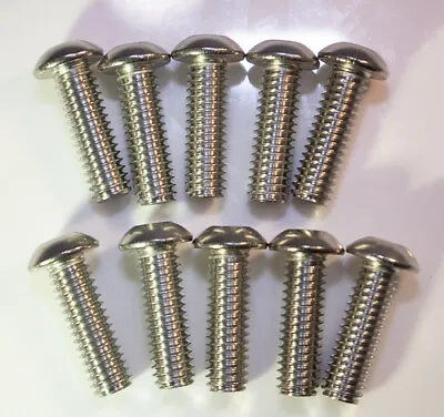 5/16-18 X 1-1/4  Stainless Steel Button Head Standard Bolts 10pcs • $10.99