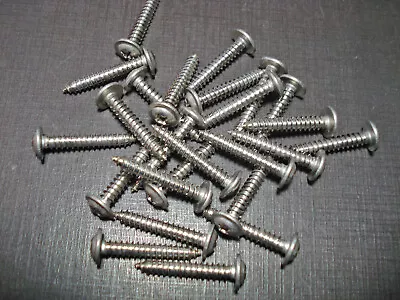 25 Buick Cadillac Chevy 8 X 1  Stainless Round Phillips Washer Head Screws GM  • $12.99