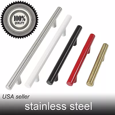 $4.71 • Buy Kitchen Cabinet Pulls Brushed Nickel Stainless Steel Knob Cupboard Drawer Handle