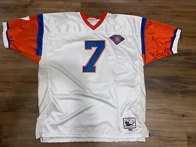 Mitchell & Ness John Elway Denver Broncos 7 NFL Throwbacks 1994 Jersey Sz 58 3XL • $39.97