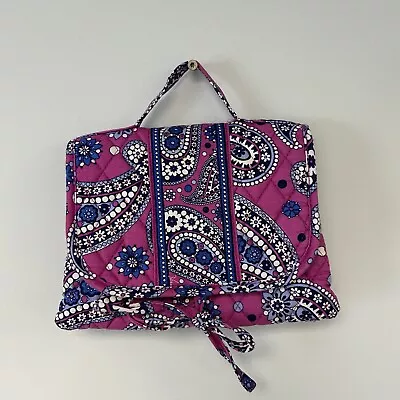 VERA BRADLEY Trifold Quilted Purse Cosmetic Jewelry Travel Bag Boysenberry • $17.99