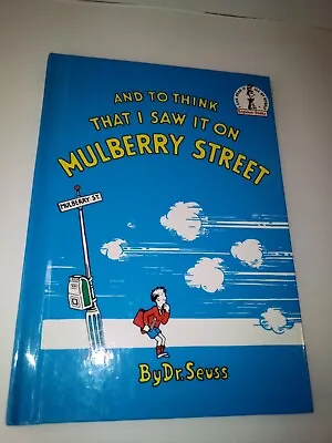 Dr Seuss And To Think I Saw That On Mulberry Street READ  WRITTEN In  SEE Pics • $39.99