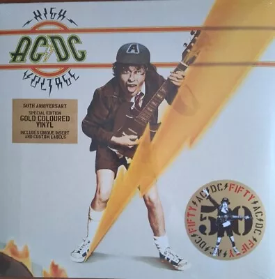 AC/DC - High Voltage 50th Gold • $74.99