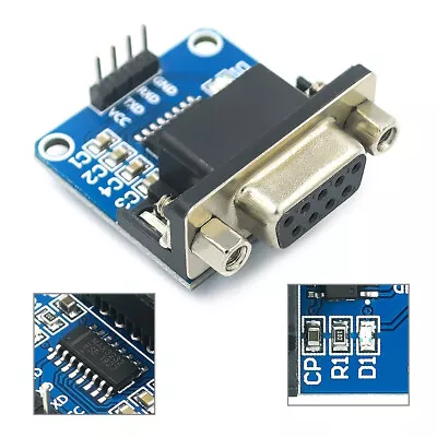 1pcs MAX3232 RS232 To TTL Serial Port Converter Module DB9 Connector COM • $9.48