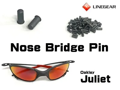 LINEGEAR Nose Bridge Pin Rivet - Dark Gray For Oakley Juliet 2pcs [NBPIN-XM-2]  • $8.50