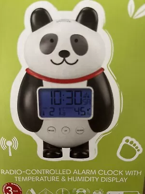 Radio Controlled Alarm Clock With Temperature & Humidity Display • £10