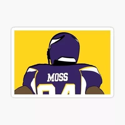 Randy Moss - Minnesota Vikings - Sticker Apple • $3.99