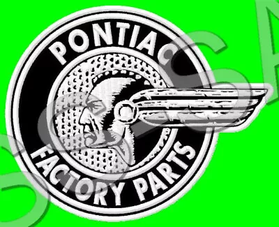 PONTIAC FACTORY PARTS EMBROIDERED PATCH IRON SEW ON ~4 X 4-7/8  FIREBIRD TORPEDO • $13