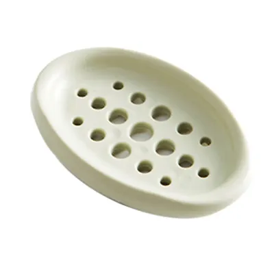 £4.25 • Buy 1 Pc Oval Shape Creative Simple Soap Dish Soap Tray Drain For Bathroom