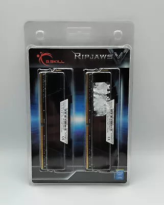 G. SKILL RIPJAWS V 32GB (2 X 16GB) DDR4-3200MHz Memory F4-3200C16D-32GVK CL16 • $49.99