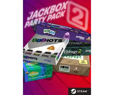 The Jackbox Party Pack 2 PC GAME Steam BRAND NEW GENUINE  • $23.92