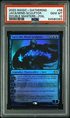 2020 Magic The Gathering JACE THE MIND SCULPTOR #56 PSA 10 2XM Mythic FOIL T594 • $599.99