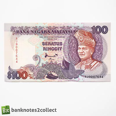 MALAYSIA: 1 X 100 Malaysia Ringitt Banknote. • £38