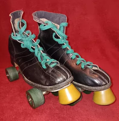Vintage Roller Derby J C Higgins Sears And Roebuck Roller Skates Size 8 Read • $49.41