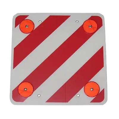 Rear Warning Sign Safety Reflector (Protruding Hazard Signal Bike Rack Caravan) • £8.49