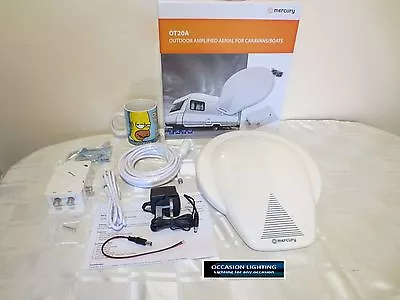 £40 • Buy Outdoor Amplified TV Aerial For Caravan Boat Motorhome  Lorry 12v Freview