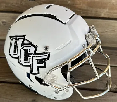UCF Central Florida Schutt F7 Game Used/Worn White Knight Football Helmet • $825