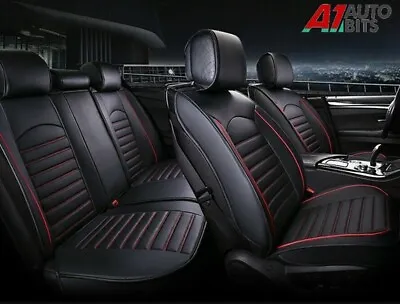 Quality PU Leather And Soft Foam Car Seat Covers For Nissan Navara Qashqai Juke • £49.40