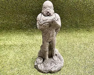 Tall Stormtrooper Star Wars Concrete Garden Sculpture Lawn Ornament Gift • £34.99