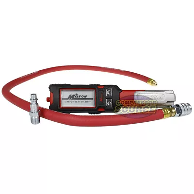 Milton Digital Inflator Gauge With 36  Hose Kwik Grip Safety Chuck 0 To 160 PSI • $265.95