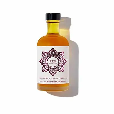 £33.99 • Buy Ren Skincare Moroccan Rose Otto Bath Oil - 110ml Relaxing, Pampering Bath Oil