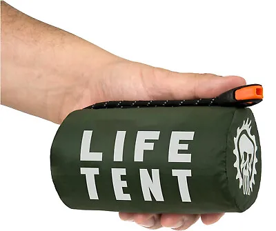 2 Person Life Tent Emergency Shelter Survival Tent Includes Survival Whistle • $14.90