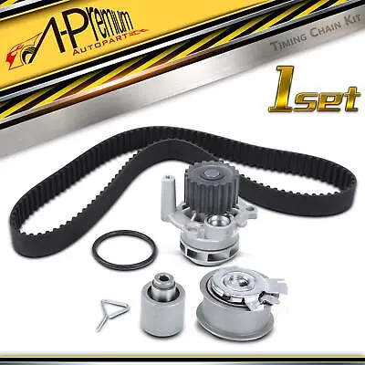 4pcs Timing Belt Kit & Water Pump For VW Beetle Jetta Golf 04-06 1.9L Diesel BEW • $75.99