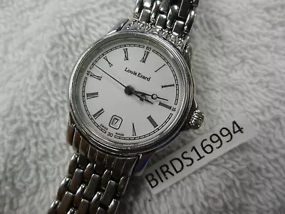 Rare Womans Romance Roman Dial Louis Erard Watch 26161 Swiss V8 7 Jewel Mvt. • $99.99