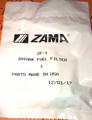 Genuine Zama ZF-1 Small Engine 1/8  In Tank Fuel Filter (T1-7) • $4.30