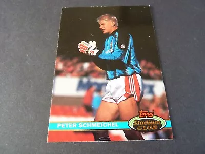 Peter Schmeichel - Topps Stadium Club 1992 Football Card - VGC! Man Utd Rookie • £6.99