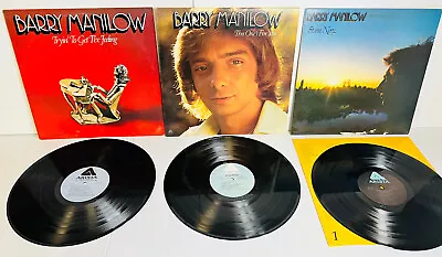 Barry Manilow Lot Of 3 Vinyl Record Albums - Even Now This Ones For You • $7.91