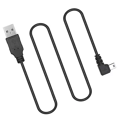 Mini USB Cable 5pin Left Angled 90 Degree Charging Cord For Car GPS Devices • $7.99