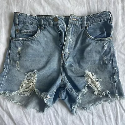 ZULU & ZEPHYR High Waisted Denim Shorts Size 6 • $50