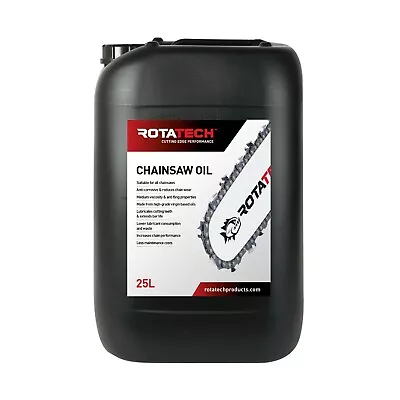 Rotatech ISO 100 25L Universal Chainsaw Chain & Bar Oil For All Makes & Models • £59.99