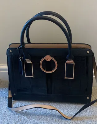 £25 • Buy New River Island Black Large Structured Tote Bag