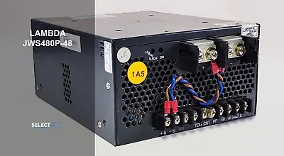 Lambda Jws480p-48 Power Supply 48 Volts Dc ±10% 10 Amps **look** (ref.: 602m) • $99